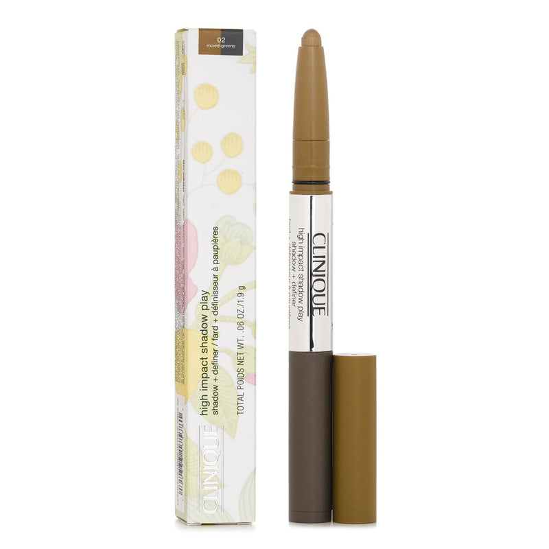 Clinique High Impact Shadow Play™ Shadow + Definer - # 02 Mixed Greens  1.9g