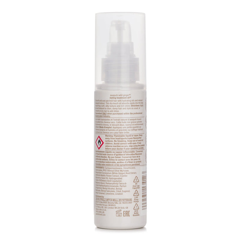 Paul Mitchell Mitchell Awapuhi Wild Ginger Style Styling Treatment Oil  100ml/3.4oz