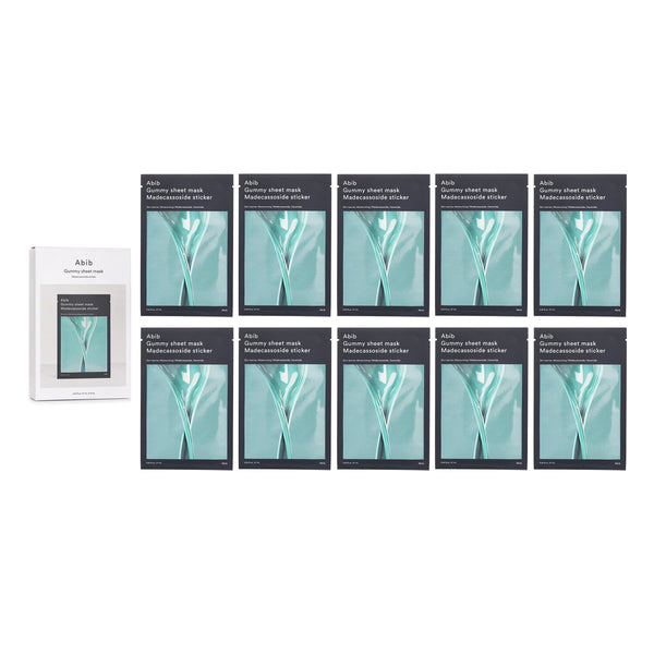 Abib Gummy Sheet Mask Madecassoside Sticker  27ml x 10pcs