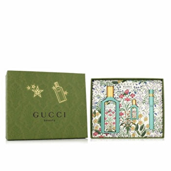 Gucci Flora Gorgeous Jasmine Woman Set Eau De Parfum 100ml & Eau De Parfum 10ml & Eau De Parfum 5ml (new Pack)