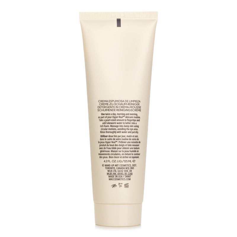 MAC Hyper Real Cream To Foam Cleanser  125ml