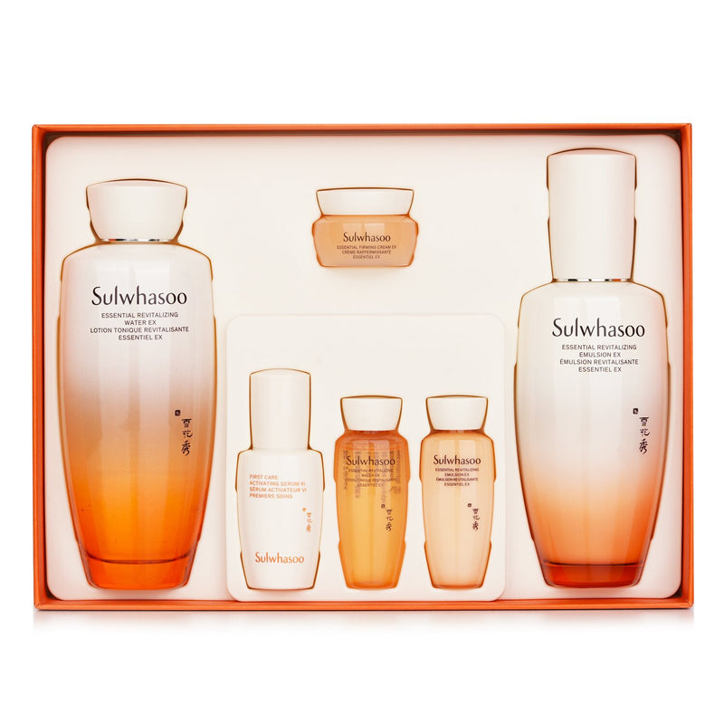 Sulwhasoo Essential Revitalizing Set: Essential Revitalizing Water EX 125ml+Essential Revitalizing Emulsion EX 150ml  2 pcs
