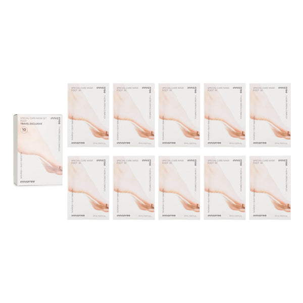 Innisfree Special Care Mask Set Foot Travel Exclusive  20ml x 10sheets