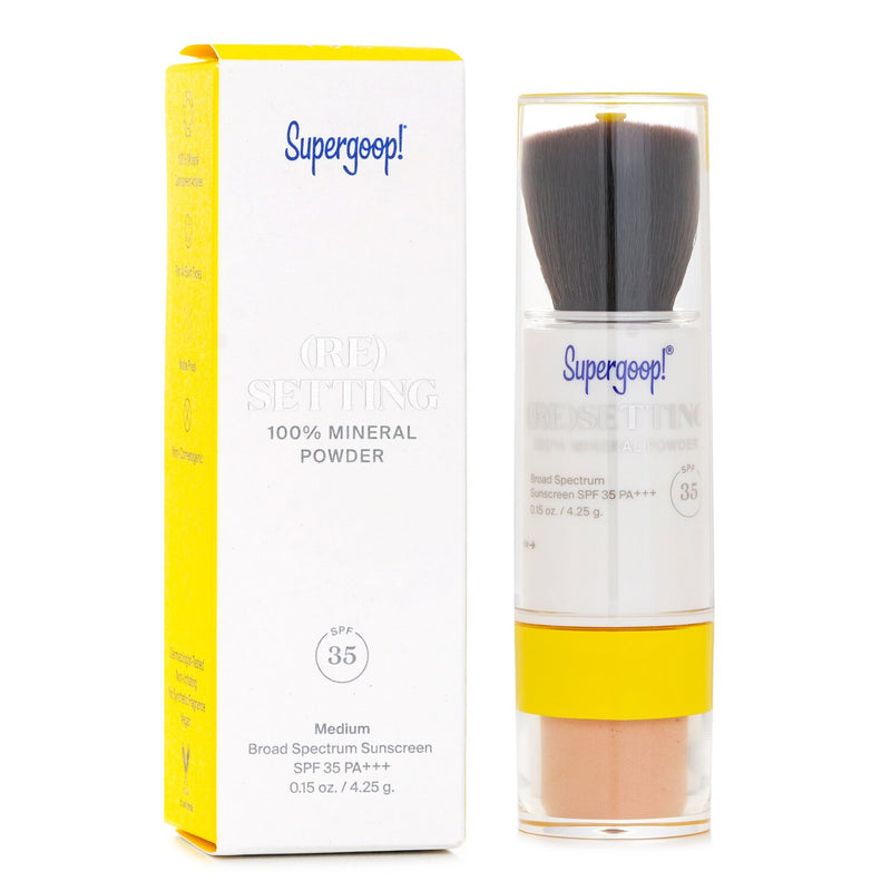 Supergoop (Re)setting Mineral Powder SPF 35 - # Medium  4.25g