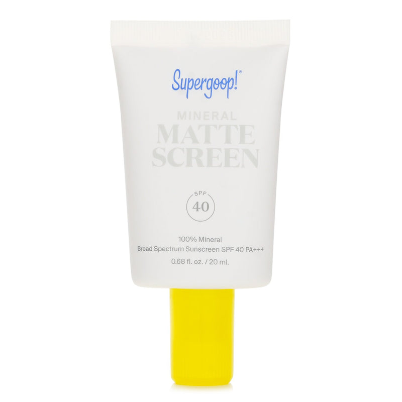 Supergoop Mineral Mattescreen SPF 40  20ml