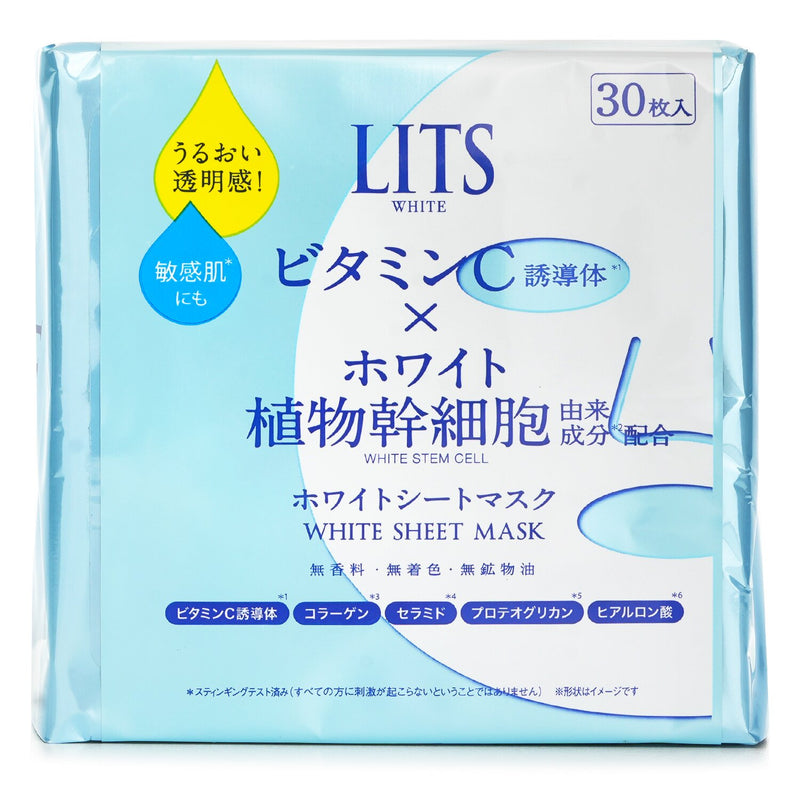 LITS White Sheet Mask  30sheets