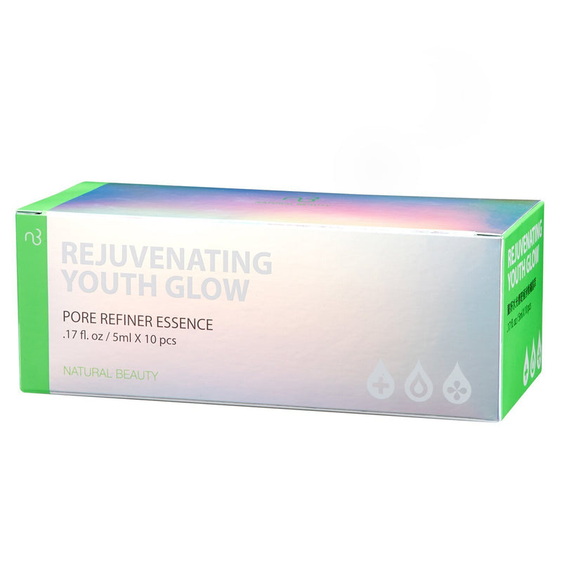 Natural Beauty (USE WITH MACHINE) Rejuvenating Youth Glow Pore Refiner Essence (Exp. Date 6 Nov 2025)  10x 5ml/0.17oz