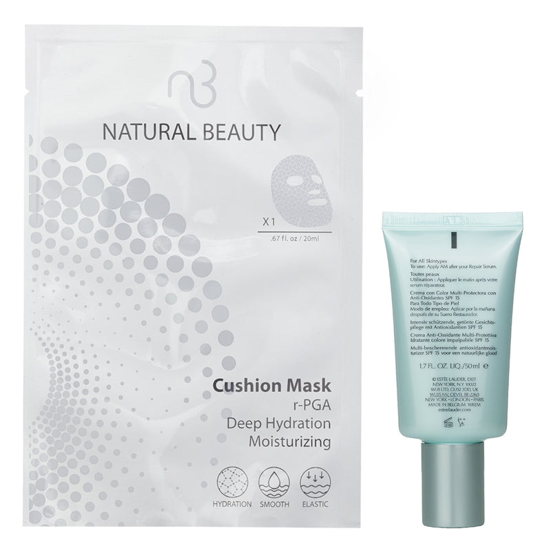 Estee Lauder Estee Lauder DayWear Sheer Tint Release Advanced Multi-Protection Anti-Oxidant Moisturizer SPF 15 50ml X Natural Beauty r-PGA Deep Hydration Moisturizing Cushion Mask (Exp Date: 01/2026) 6x 20ml  2pcs