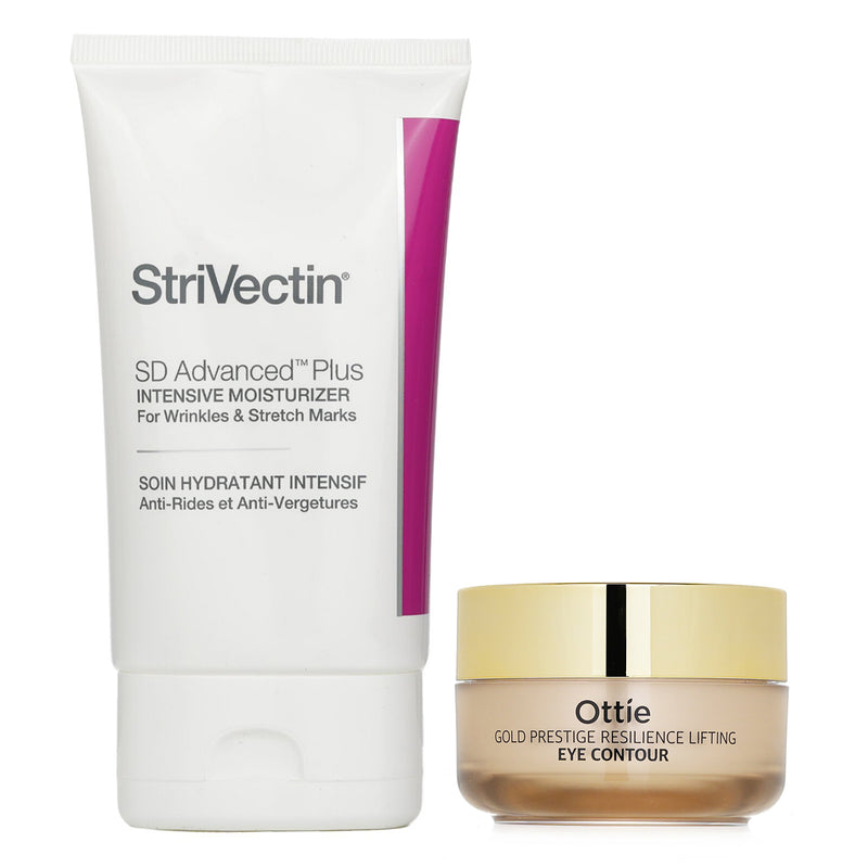 StriVectin StriVectin Sd Advanced Plus Intensive Moisturizer For Winkles & Stretch Marks 118ml X Ottie Gold Prestige Resilience Lifting Eye Contour 30ml  2pcs