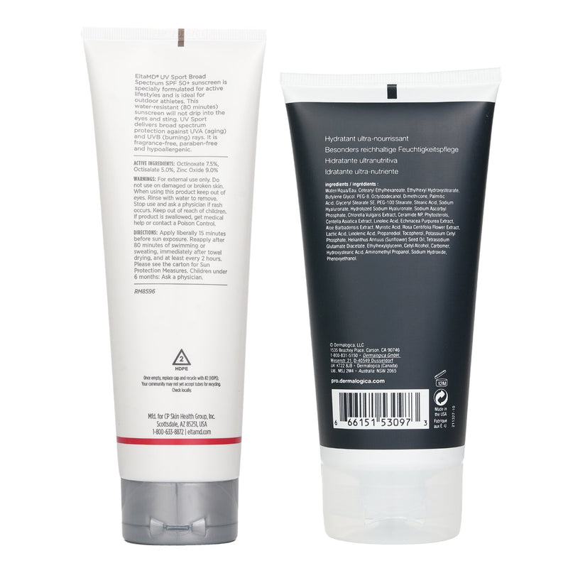 Dermalogica Dermalogica Intensive Moisture Balance PRO (Salon Size) 177ml X EltaMD UV Sport Broad Spectrum SPF 50 226g  2pcs