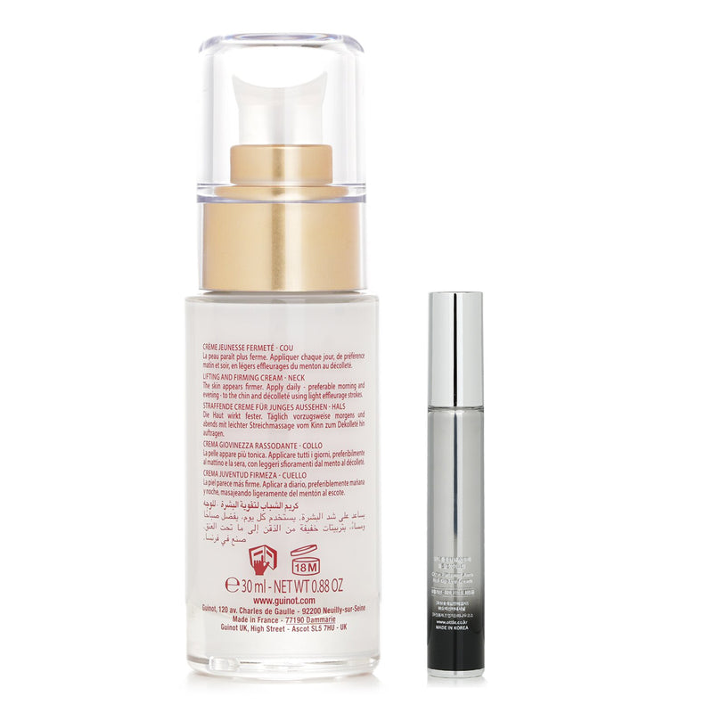 Guinot Guinot Longue Vie Cou Firming Vital Neck Care30ml X Ottie Platinum Aura Roll Up Eye Cream 15ml  2pcs