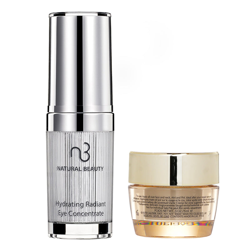 Estee Lauder Estee Lauder Revitalizing Supreme + Youth Power Soft Creme (Miniature) 15ml X Natural Beauty Hydrating Radiant Eye Concentrate (Exp Date: 02/2026) 15ml  2pcs