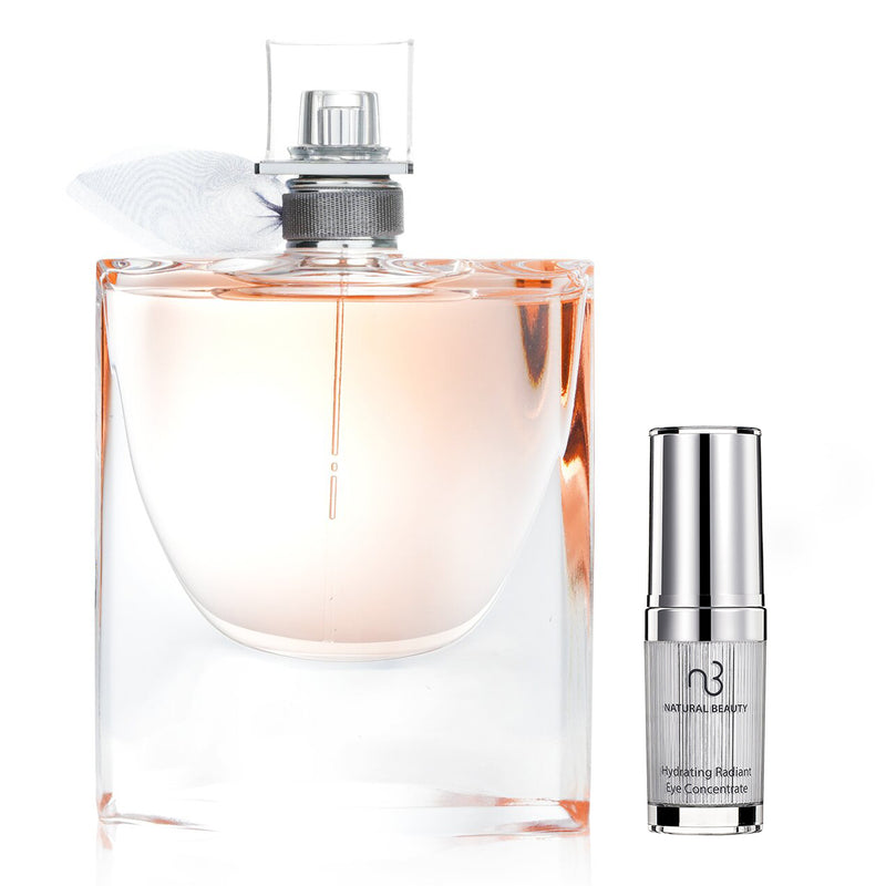 Lancome Lancome La Vie Est Belle L'Eau De Parfum Spray 75ml X Natural Beauty Hydrating Radiant Eye Concentrate (Exp Date: 02/2026) 15ml  2pcs