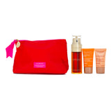 Clarins Double Serum & Extra-Firming Collection: Double Serum 50ml + Day Cream 15ml + Night Cream 15ml + Bag(Unboxed)  3pcs+1bag