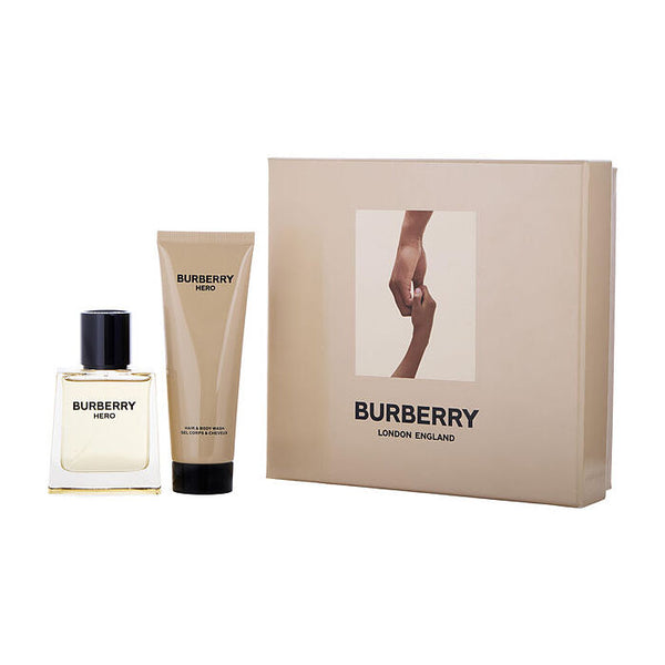 Burberry Hero Eau De Toilette Spray 50ml/1.7oz & Hair And Body Wash 75ml/2.5oz