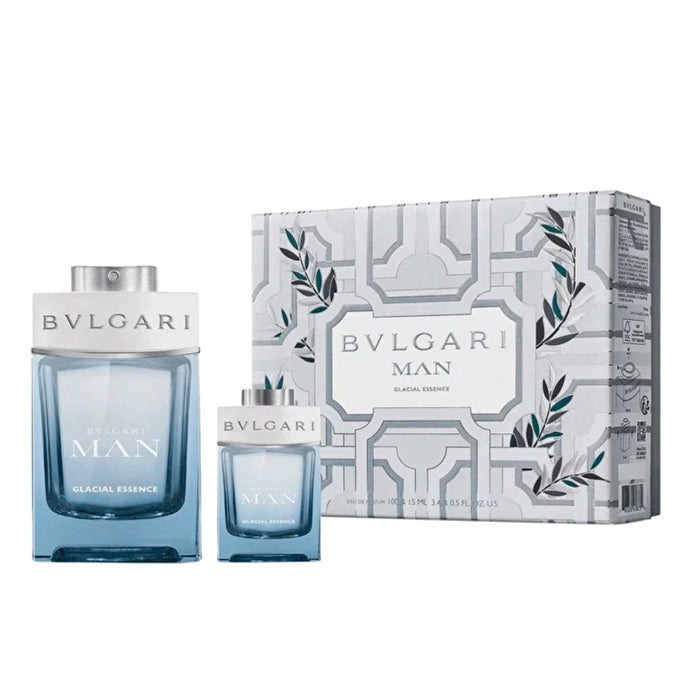 Bvlgari Man Glacial Essence Set Eau De Parfum & Eau De Parfum 15ml 100ml