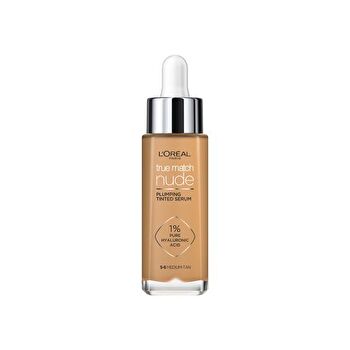 L'Or?al Paris True Match Nude Plumping Tinted Serum Foundation with Hyaluronic Acid Shade 5-6 30ml