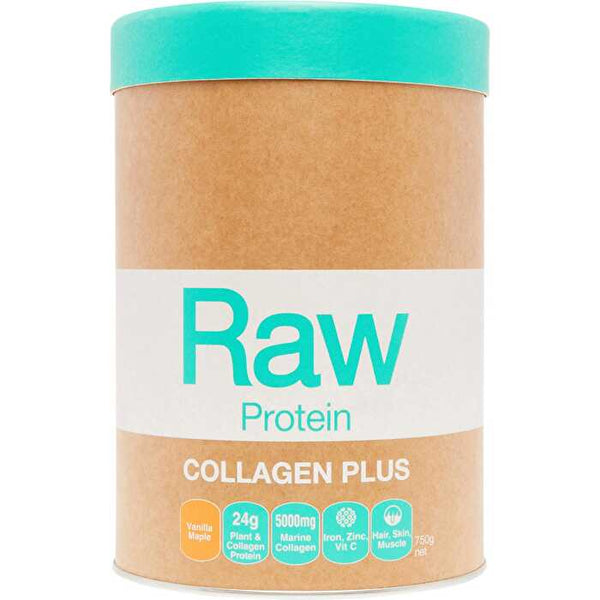 Amazonia Raw Protein Collagen Plus Vanilla Maple 750g