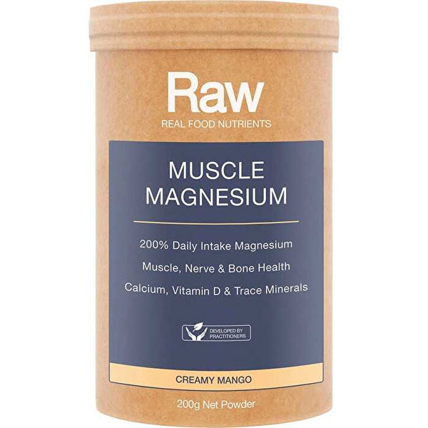 Amazonia Raw Muscle Magnesium Creamy Mango 200g