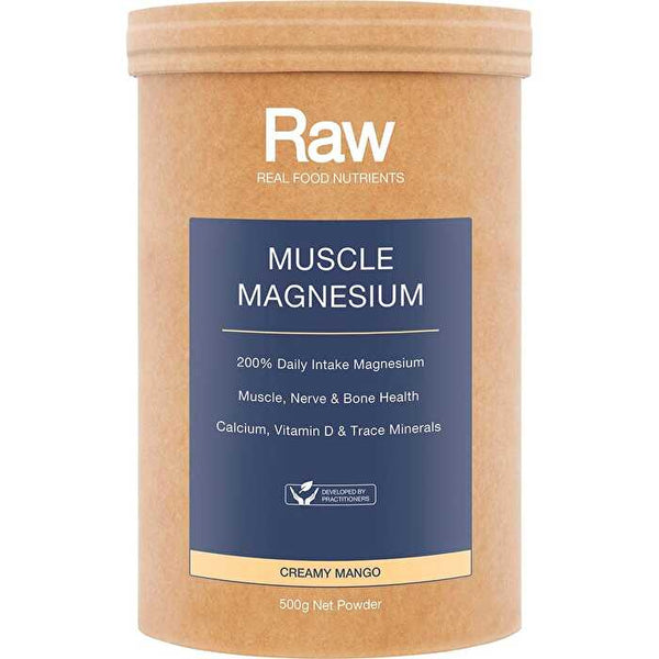 Amazonia Raw Muscle Magnesium Creamy Mango 500g