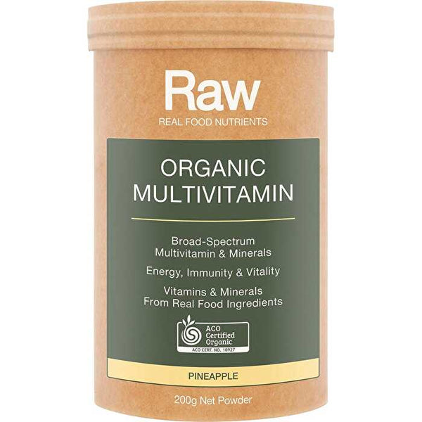 Amazonia Raw Organic Multivitamin Pineapple 200g