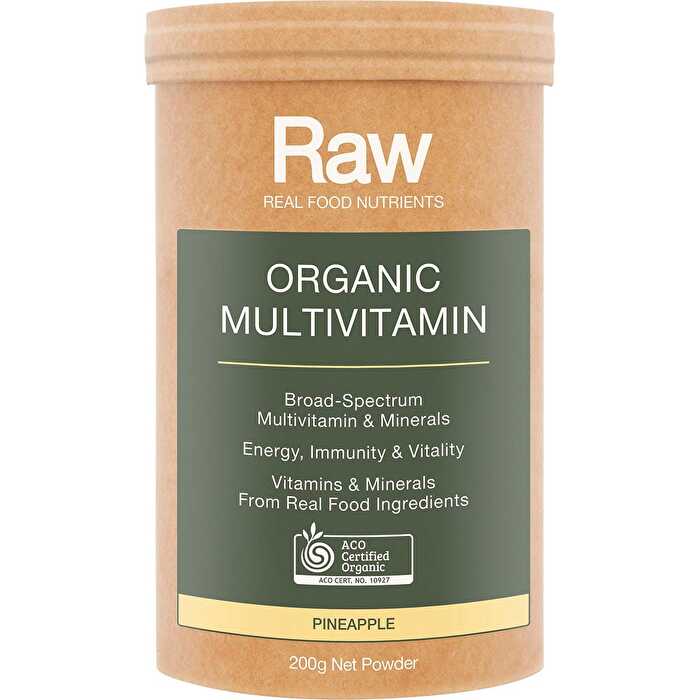 Amazonia Raw Organic Multivitamin Pineapple 200g