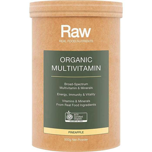 Amazonia Raw Organic Multivitamin Pineapple 500g