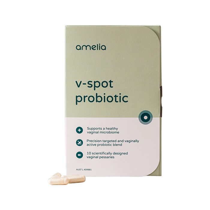 Amelia V-Spot Probiotic Vaginal Pessaries x 10 Pack