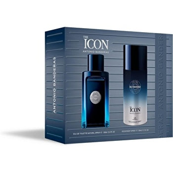 Antonio Banderas The Icon Man Set Eau De Toilette & Deodorant Spray 150ml 100ml