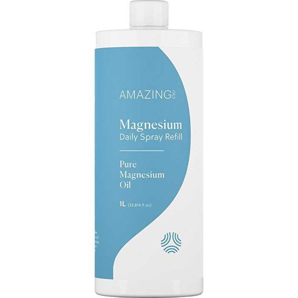 Amazing Oils Magnesium Daily Spray Refill Pure Magnesium Oil 1000ml