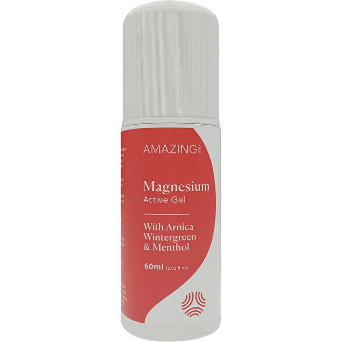 Amazing Oils Magnesium Active Gel Roll-On Arnica,Wintergreen,Menthol 60ml