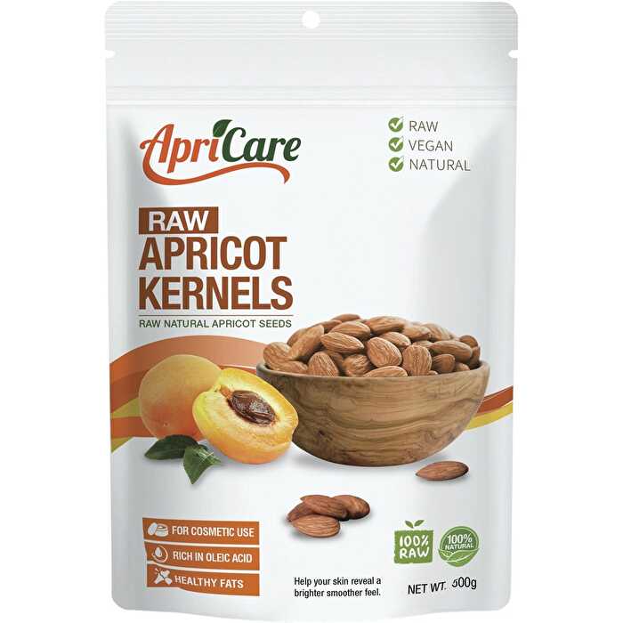 Apricare Apricot Kernels Raw 500g