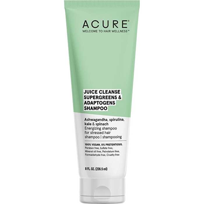 Acure Juice Cleanse Supergreens & Adaptogens Shampoo 236ml