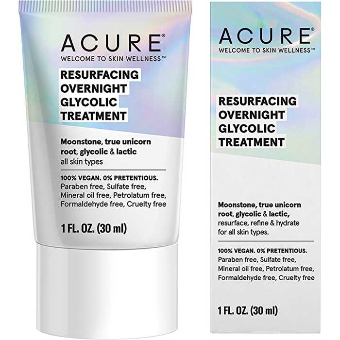 Acure Resurfacing Overnight Glycolic Treatment 30ml