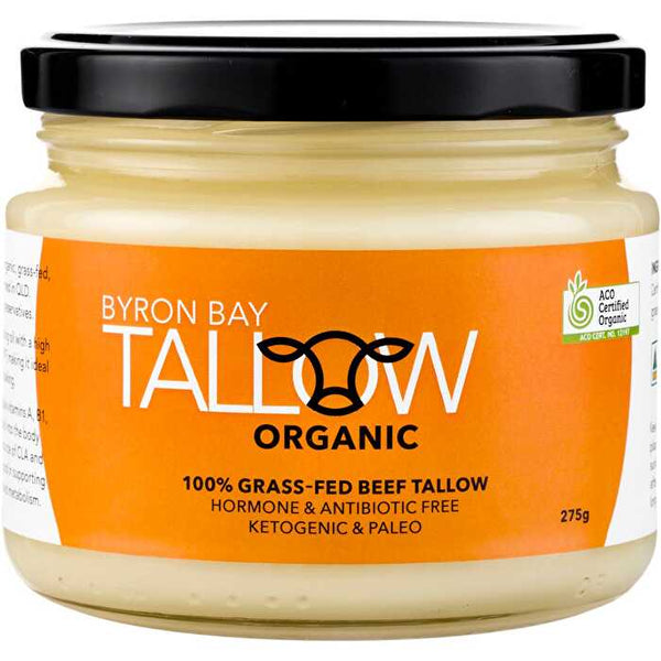 Byron Bay Tallow Organic Grass Fed Beef Tallow 275g