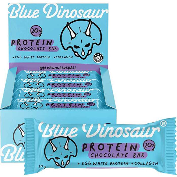 Blue Dinosaur Protein Bar Chocolate 60g x 12 Display