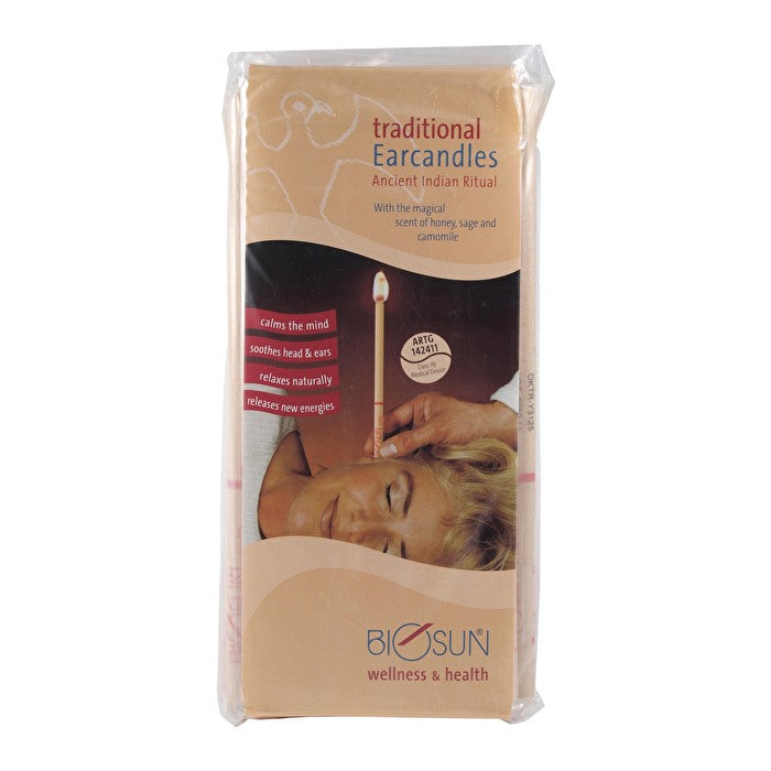 Biosun Earcandle Biosun Ear Candles Traditional Wellbeing Ritual x 25 Bundle Pack 1 Pair