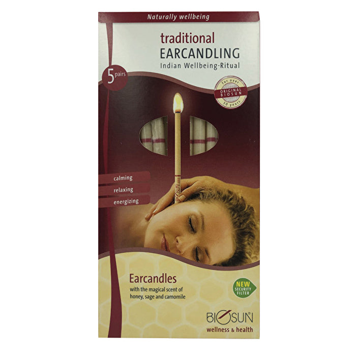 Biosun Earcandle Biosun Ear Candles Traditional Wellbeing Ritual 5 Pairs