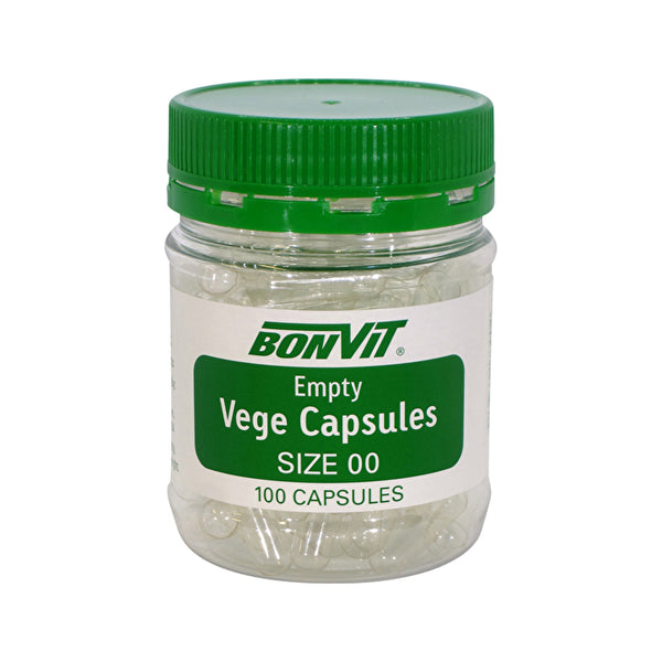 Bonvit Empty Vege Capsules Size '00' 100c