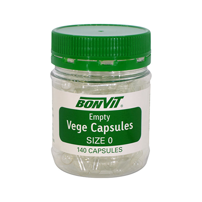 Bonvit Empty Vege Capsules Size '0' 140c