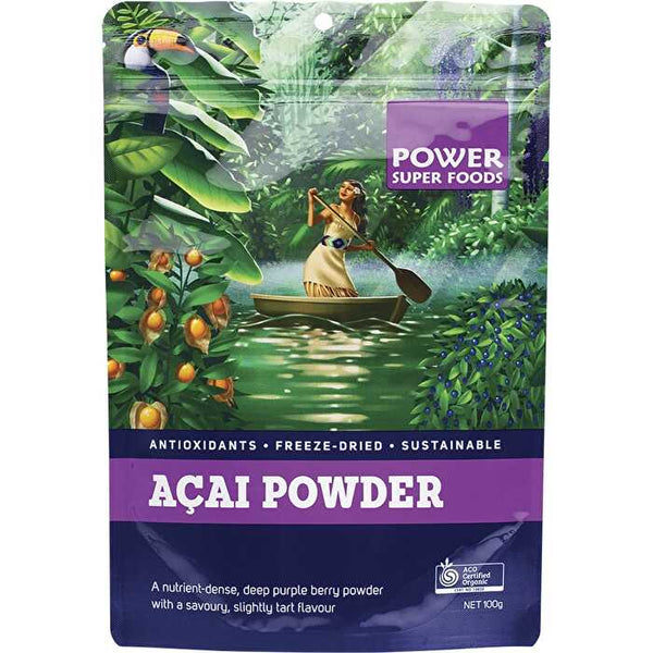 Power Super Foods Acai Powder Certified Organic 100g