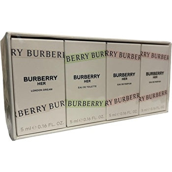 Burberry Burberry Her For Women - 4 Pc Mini Gift Set 2x Burberry Her Eau De Parfum Spray Burberry London Dream Eau De Parfum Spray Burberry Her Eau De Toilette Spray 5ml/0.16oz