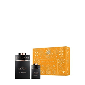 Bvlgari Man In Black Giftset Eau De Parfum Spray 100ml/edp Spray 15ml 115ml