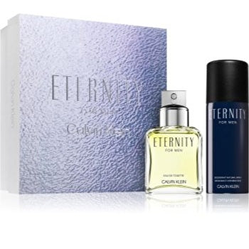 Calvin Klein Eternity Man Set Eau De Toilette & Deodorant Spray 150ml (new Pack) 100ml