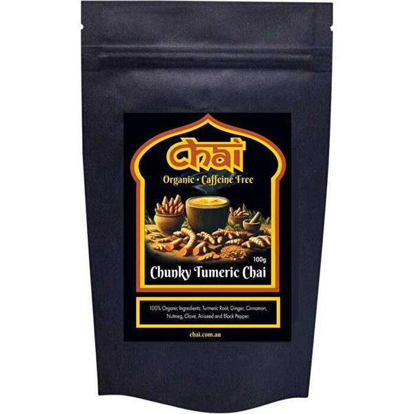 Chai Tea Organic Chunky Turmeric Chai 100g