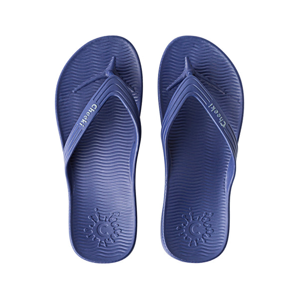 Cheeki Arch Support Thongs Blue Mens Size US11