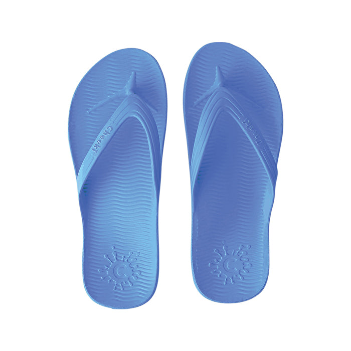 Cheeki Thongs Arch Support Light Blue Kids Size K13