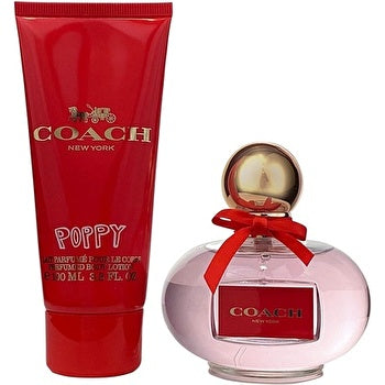 Coach Poppy 2 Piece Gift Set: Eau De Parfum - Body Lotion 100ml