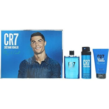 Cristiano Ronaldo Cr7 Play It Cool Man Set Eau De Toilette & Sg 150ml & Body Spray 150ml 100ml