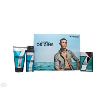 Cristiano Ronaldo Cr7 Origins Man Set Eau De Toilette & Sg 150ml & Body Spray 150ml 100ml